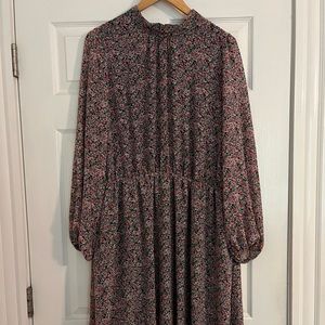 Boden chiffon fall dress. NWOT size 16